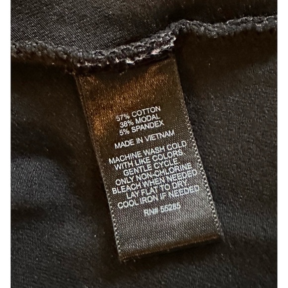 Express Black Long Sleeve Jersey Skater Dress - Picture 5 of 5